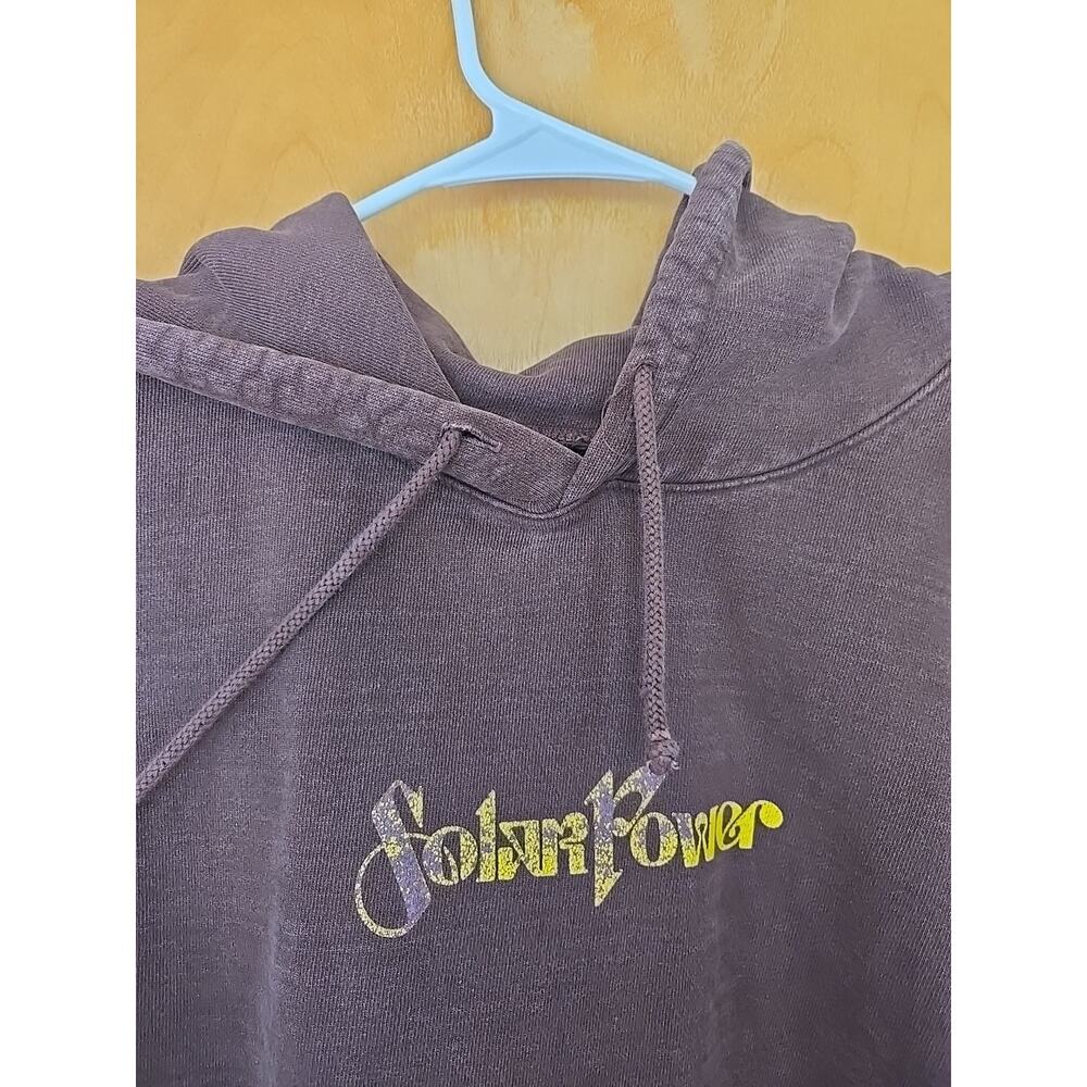 Lorde The Solar Power World Tour Hoodie Size 2XL Thick Heavy Sweatshirt Brown